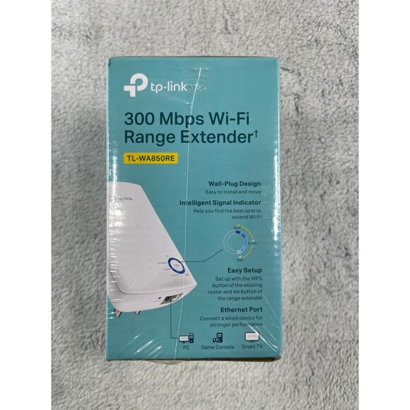 TP-LINK 300Mbps Universal Wi-Fi Range Extender - White (TL-WA850RE) NEW Sealed - Picture 4 of 5